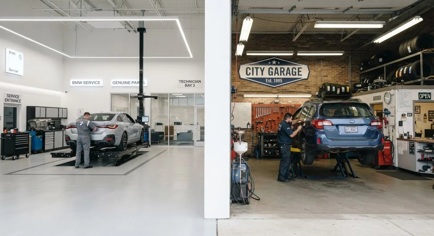 Dealer Service Center vs. Independent Shop: A Practical Comparison for Family Car Owners