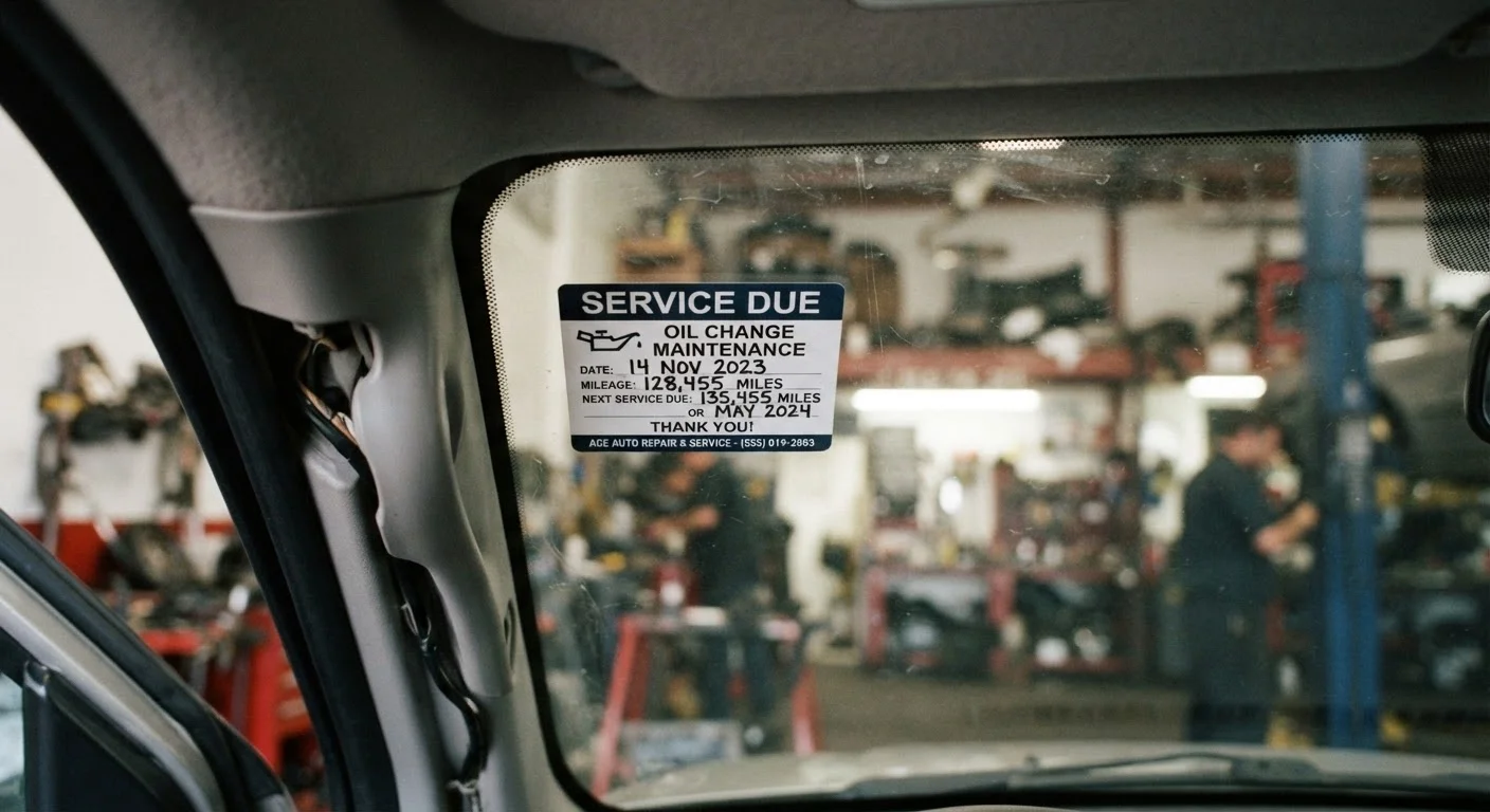 Oil Change Intervals: What the Sticker in Your Windshield Gets Wrong