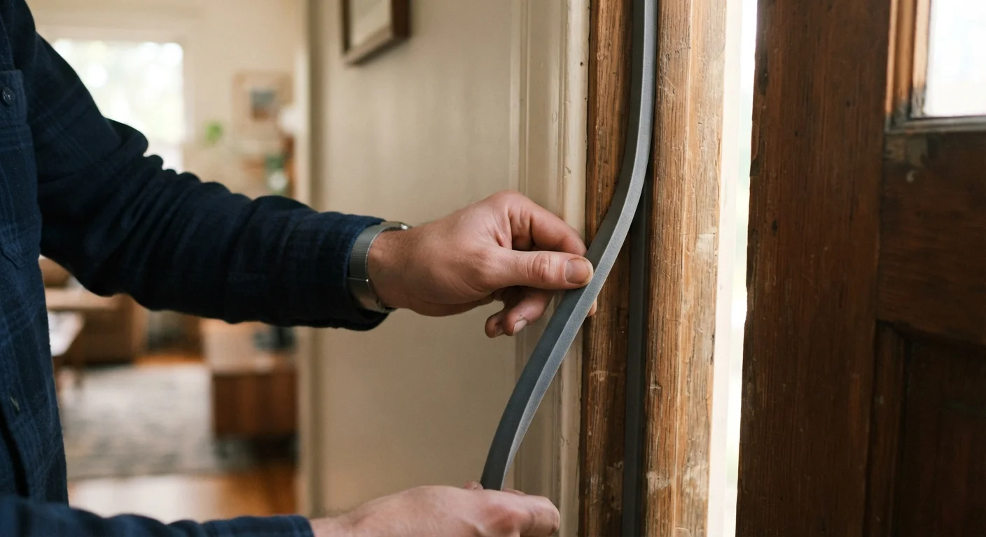 Weatherstripping, Caulk, and Door Sweeps: Sealing Air Leaks Around the House
