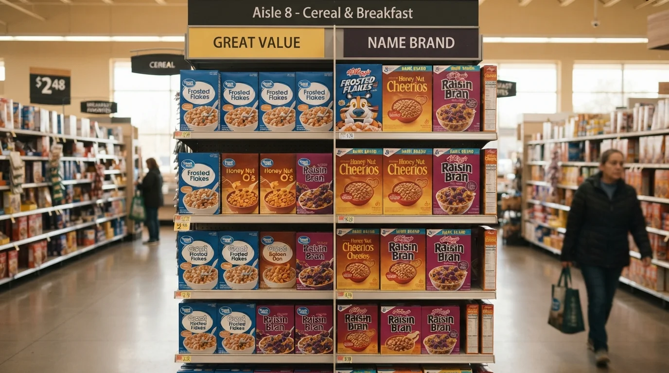 Store Brand vs. Name Brand Groceries: Where the Savings Are Real